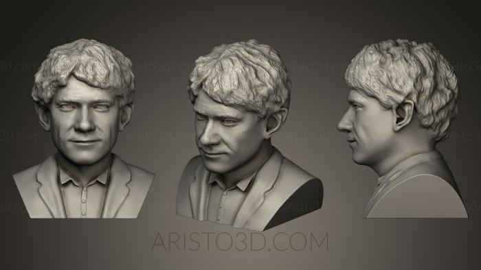 Busts and bas-reliefs of famous people (BUSTC_0060) 3D model for CNC machine